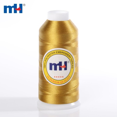 Gold Polyester Embroidery Thread