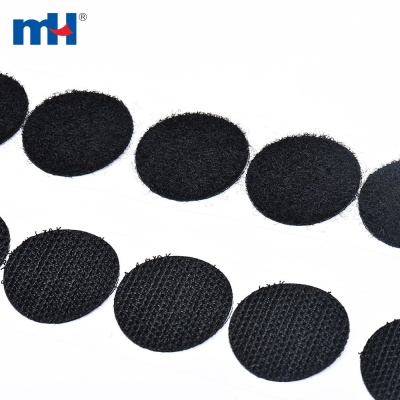 25mm Polyester Nylon Self-Adhesive Hook & Loop Dots-style