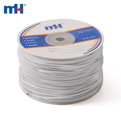 2mm White Elastic Cord
