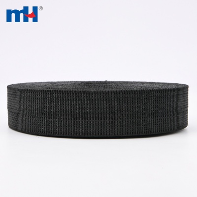 32mm Black PE Sofa Elastic Webbing