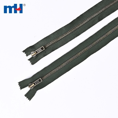 #5 Dual Closed-end Metal Flame Resistant Zippers