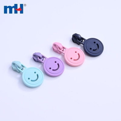7# Non-lock Metal Zipper Slider with Decorative Puller