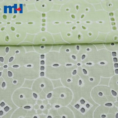 Cotton Embroidered Lace Fabric