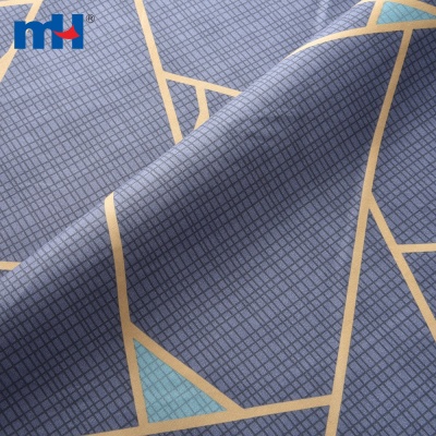 Geometric Printed Bedding Fabric