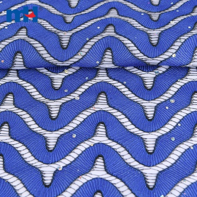 Laminated Mesh Lace Fabric