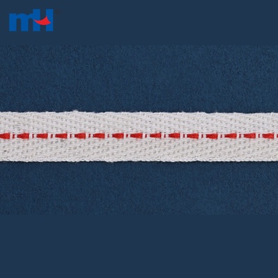 10mm Cotton Webbing Tape with Metallic