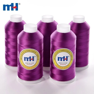 150D/2 Rayon Thread for Embroidery