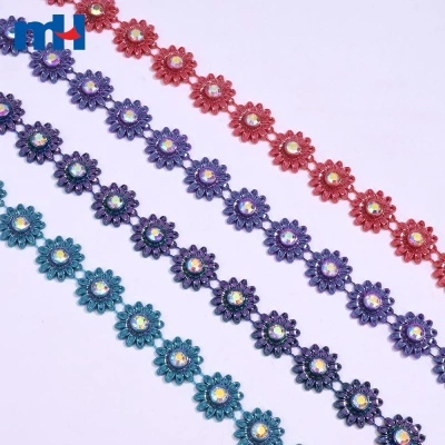 19mm Plastic Chain with Stone