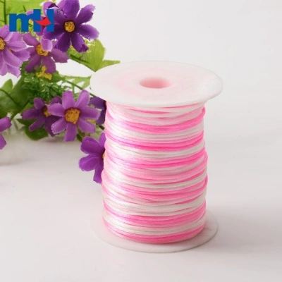 2mm Multi-color Nylon Rattail Cord for Chinese Knot