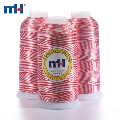 600D/1 120g Variegated Rayon Embroidery Thread