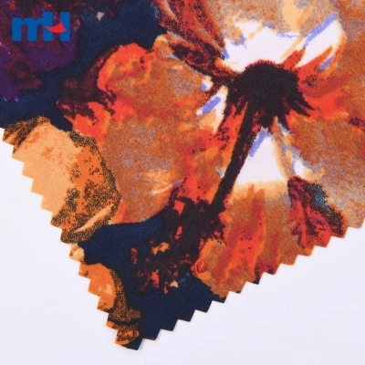 75D*150D Printed Microfiber Plain Fabric