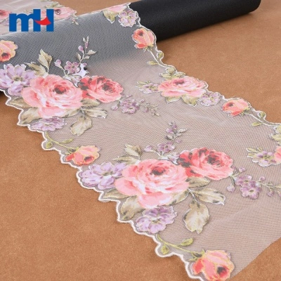 Bilateral Mesh Lace Trim