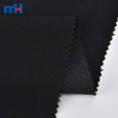 Black Twill Woven Interlining