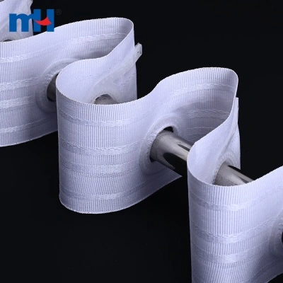 Curtain Tape with Thermoplastic-sealed Grommets