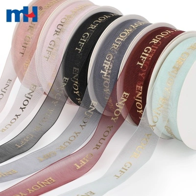 Custom Prints Sheer Ribbon