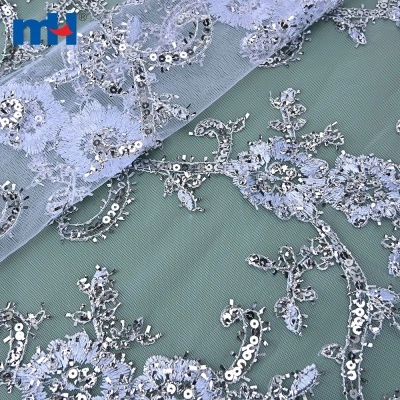 Sequins Mesh Lace Fabric