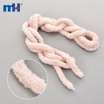 Gold/Silver Chenille Fancy Yarn