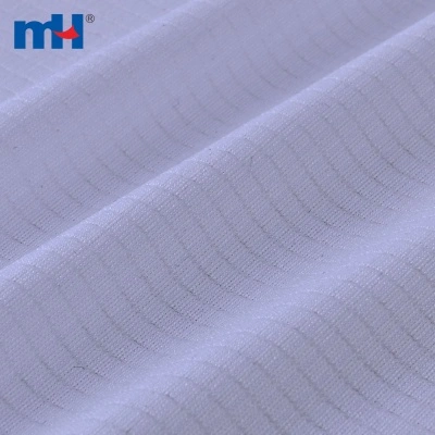 Jacquard Check Interlock Knitted Fabric