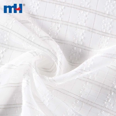 Jacquard Stripe Chiffon