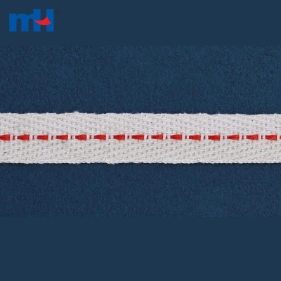 10mm Cotton Webbing Tape with Metallic