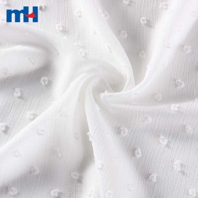 3D Decorated Chiffon Fabric