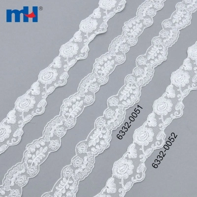 Organza Lace with Floral Patterns