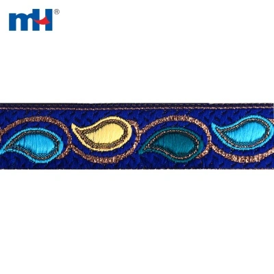 Paisley Embroidered Trim