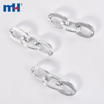 Silver Loop Twist Chain