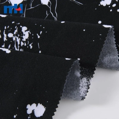 Flocking Sweatshirt Fabric