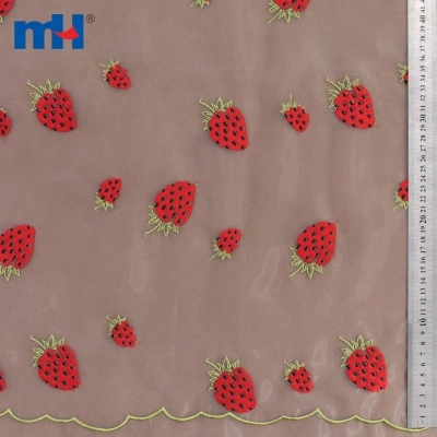 Embroidered Tulle Fabric
