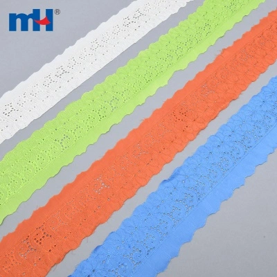 Colorful Crocheted Lace Ribbon Roll for Crafts