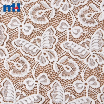 Butterfly Nylon Stretch Lace Fabric