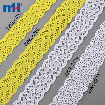 Yellow Cotton Lace Trim